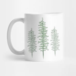 Pine trees Mug